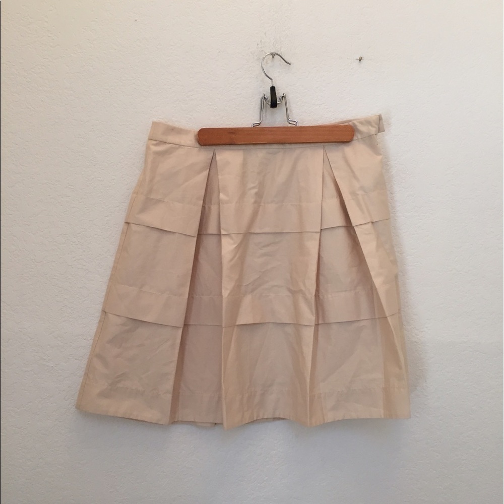 J.CREW Cotton sateen gâteau skirt